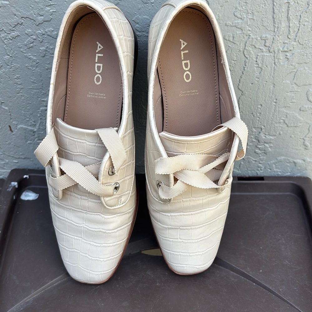 Aldo Menswear Inspired Leather Lace-Up Loafers